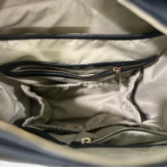 Mina Baie Los Angeles- Kinney Full Backpack (Vegan) Black/Gold
